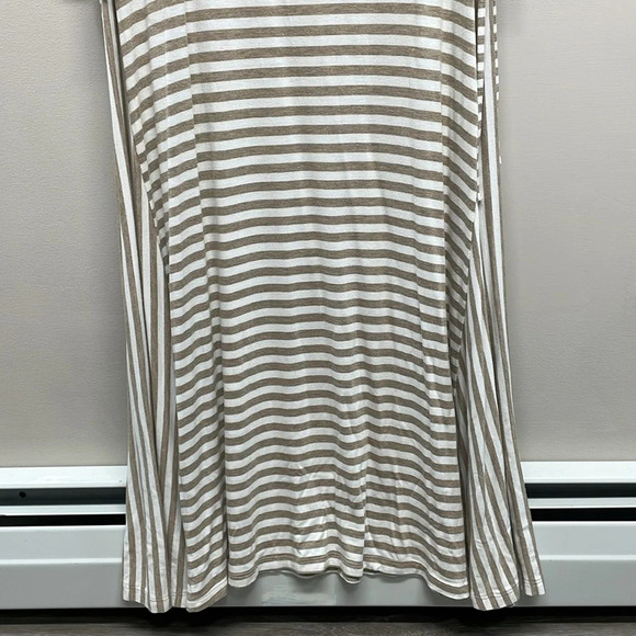 Chico’s Striped Side Lacing Tee Midi Dress US L (Chico’s 2) - Picture 5 of 16